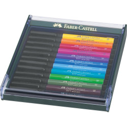 Set of Pitt Artist Brush Pens - Faber-Castell - B, 12 pcs.