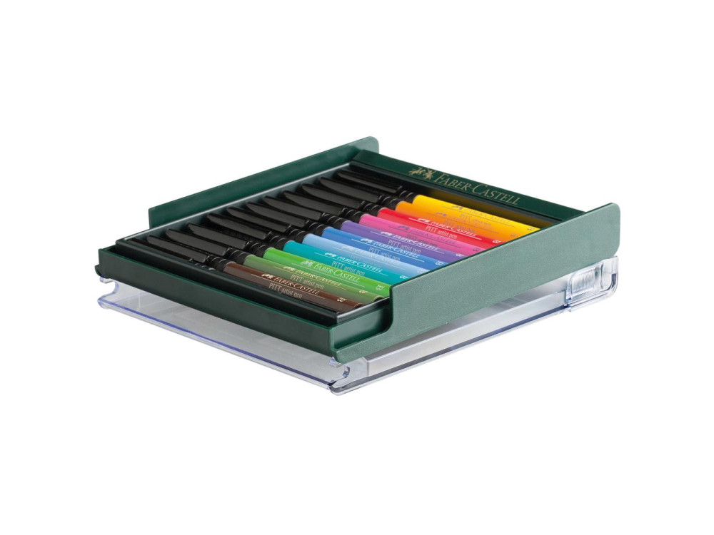 Zestaw pisaków pędzelkowych Pitt Artist Pen - Faber-Castell - 12 kolorów