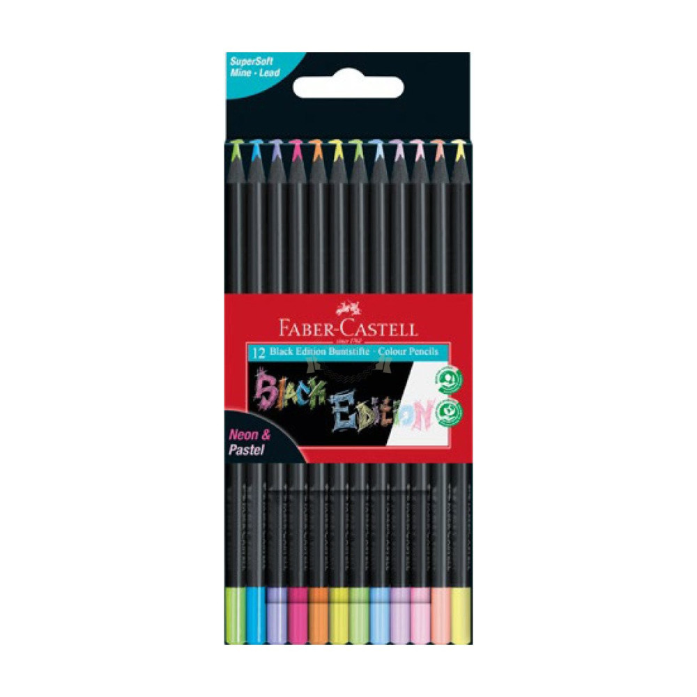 Milan Ergo Grip Fluorescent Color Pencils Set Of 6