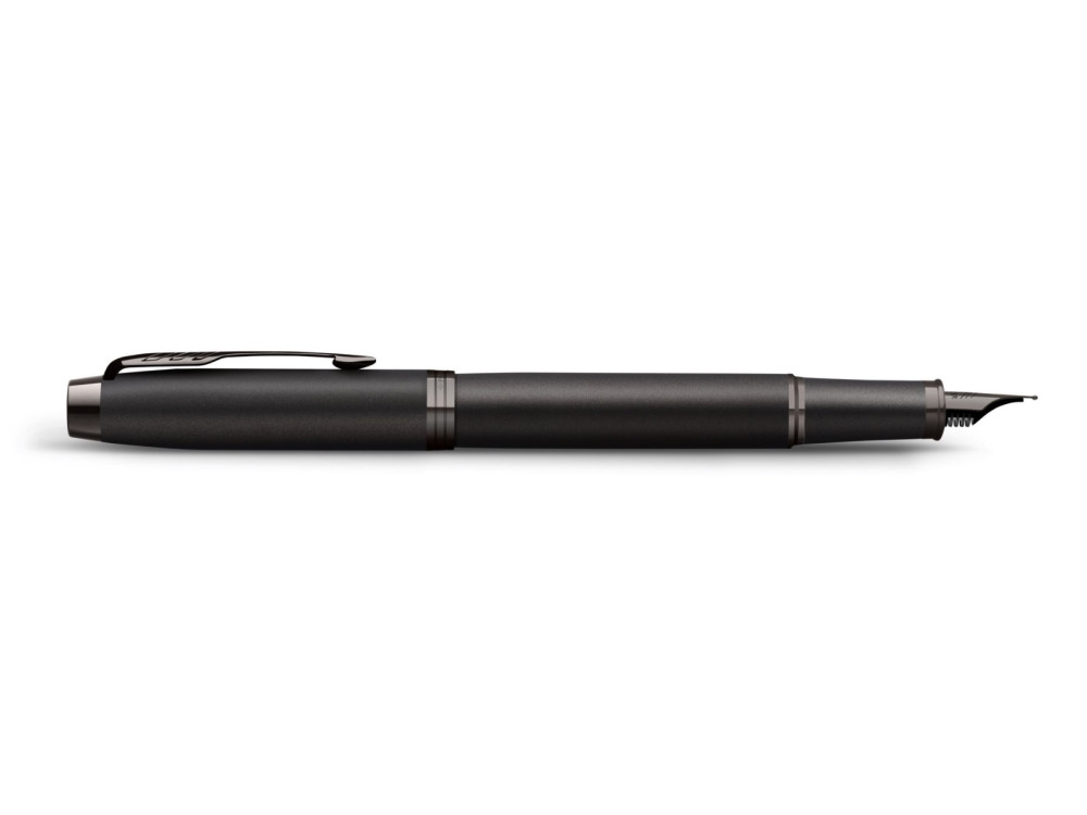 Fountain pen IM Monochrome - Parker - Gun Metal, F