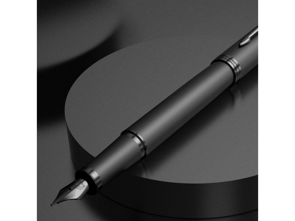 Fountain pen IM Monochrome - Parker - Gun Metal, M
