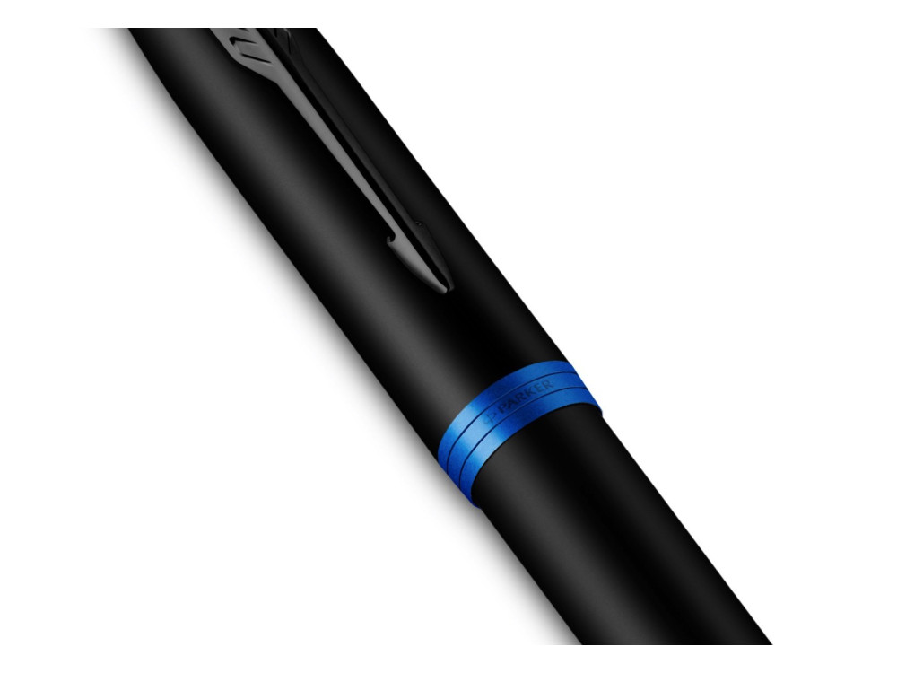Fountain pen IM Vibrant Ring - Parker - Marine Blue, F
