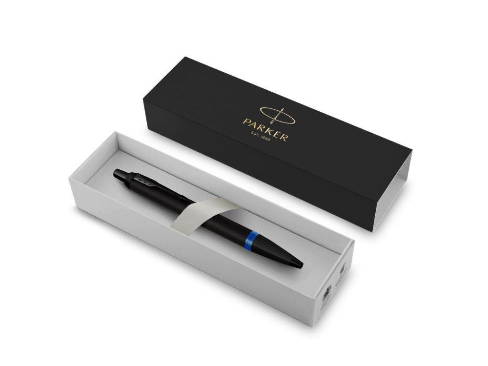 Ballpoint pen IM Vibrant Ring - Parker - Marine Blue