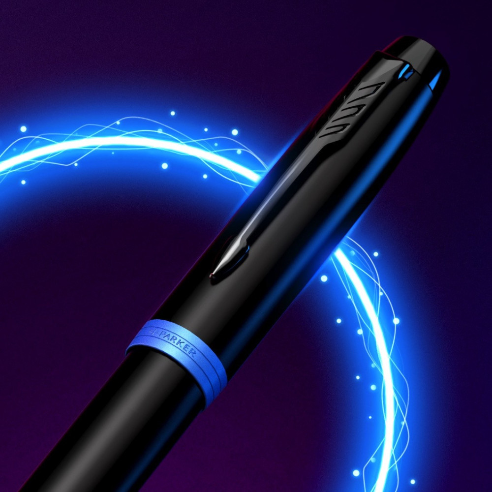 Ballpoint pen IM Vibrant Ring - Parker - Marine Blue