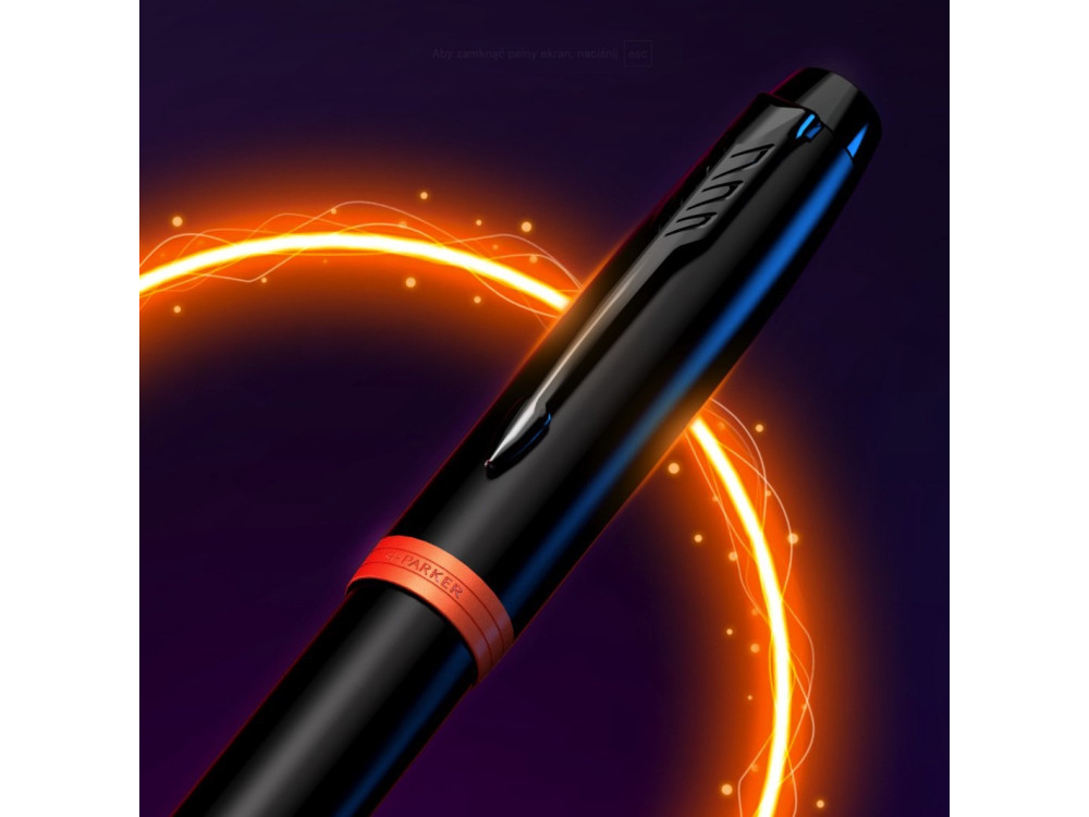 Pióro wieczne IM Vibrant Ring w etui - Parker - Flame Orange, F