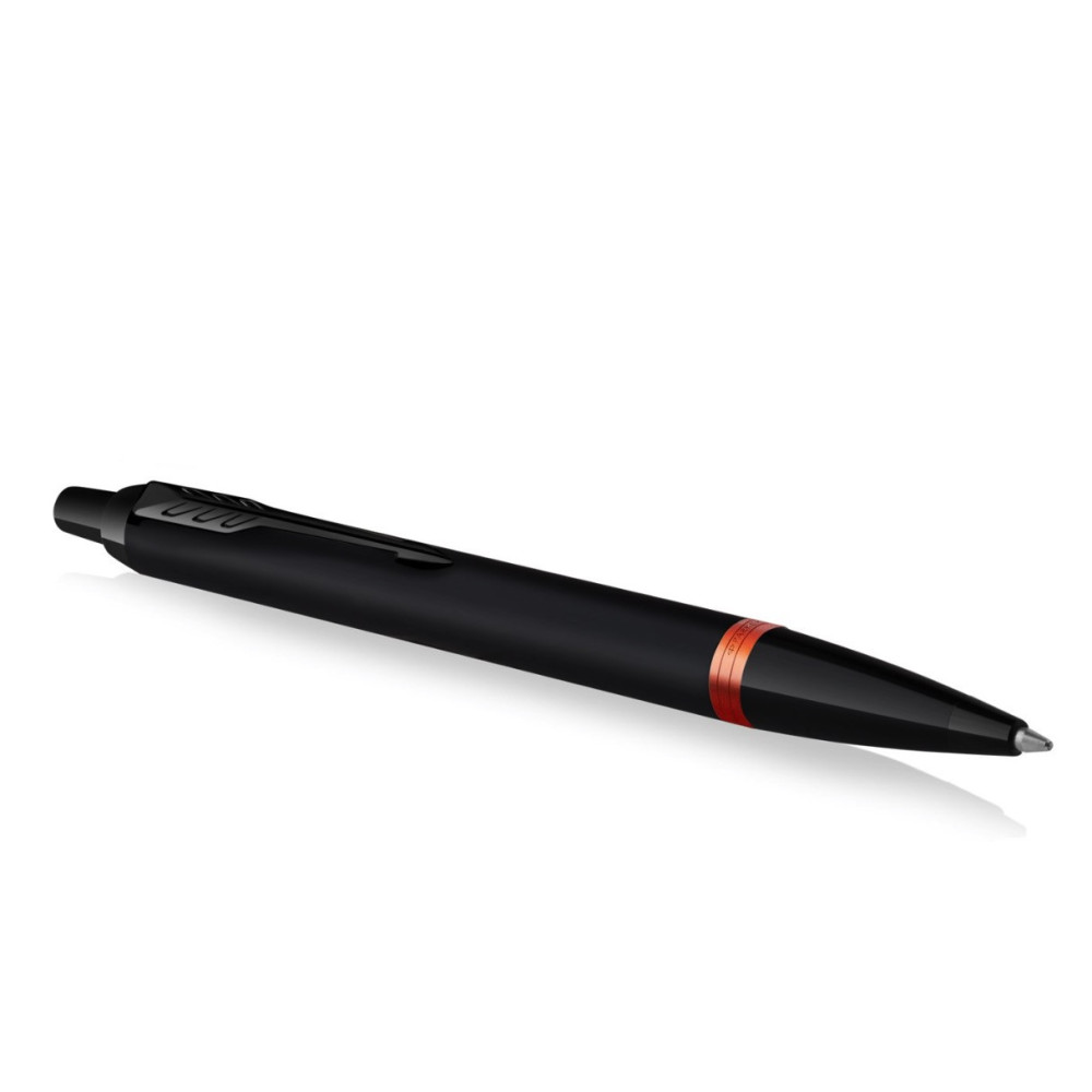 Długopis IM Vibrant Ring w etui - Parker - niebieski, Flame Orange
