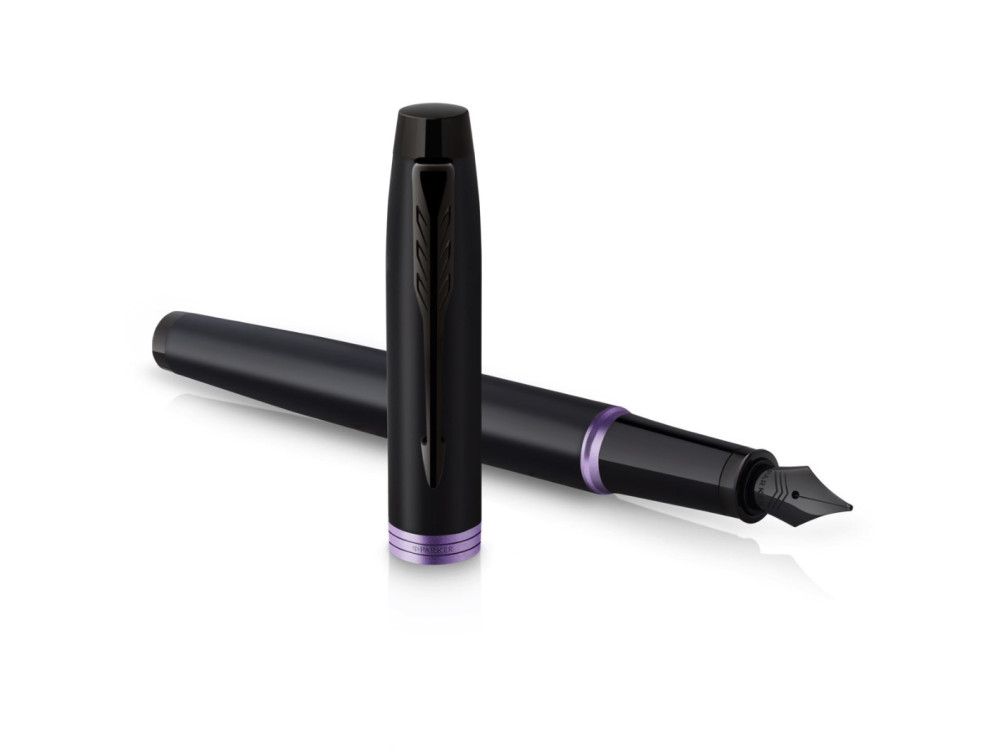 Fountain pen IM Vibrant Ring - Parker - Amethyst Purple, M