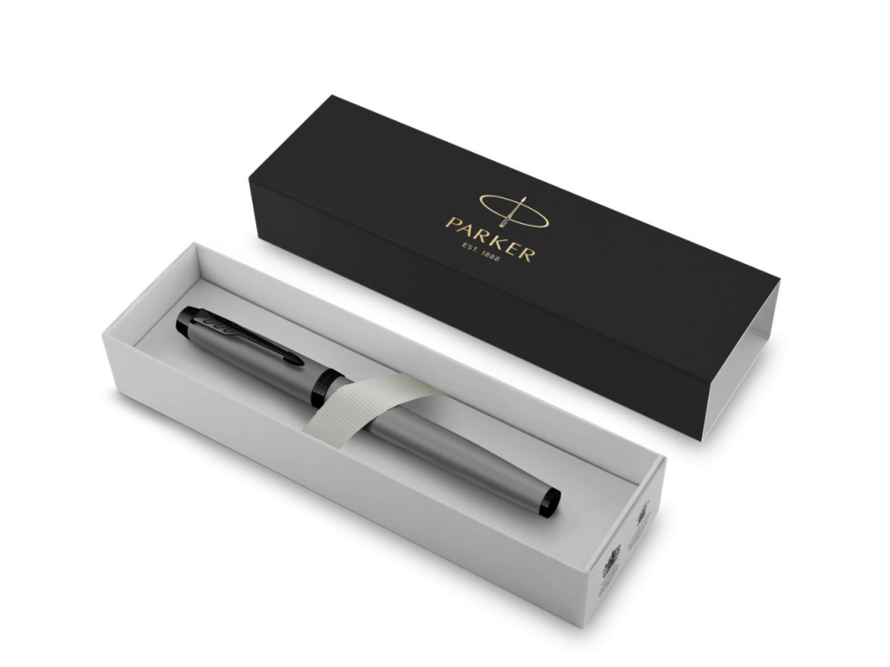 Pióro wieczne IM Achromatic w etui - Parker - Grey, F
