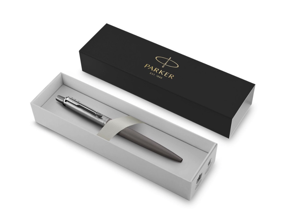 Ballpoint pen Jotter XL with gift box - Parker - Alexandra Matte Grey