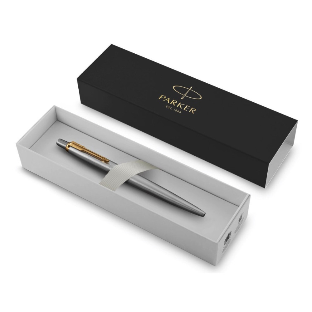 Długopis Jotter w etui - Parker - Stainless Steel GT