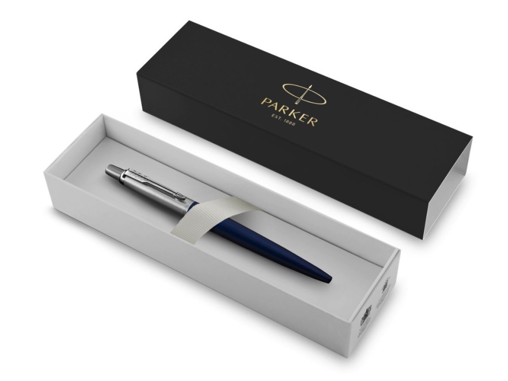 Ballpoint pen Jotter with gift box - Parker - Royal Blue