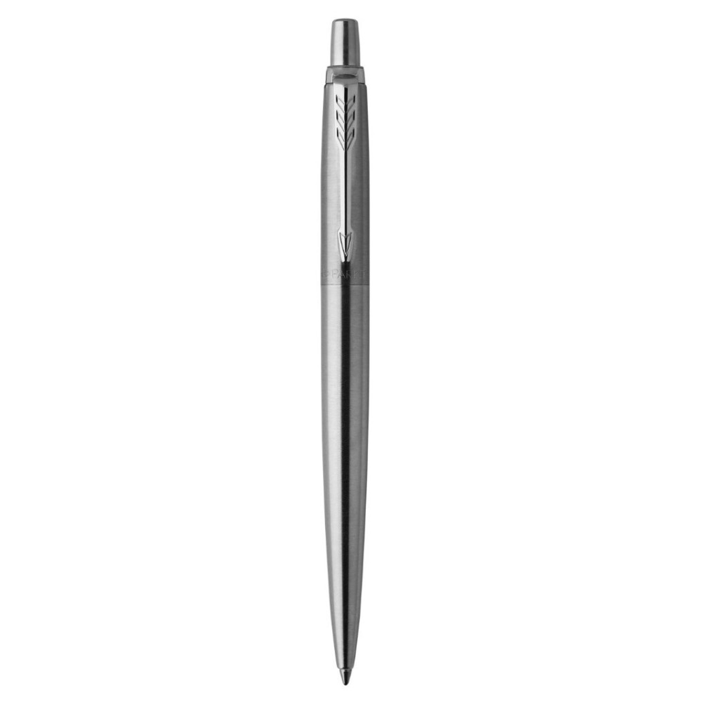 Zestaw z piórem wiecznym i długopisem Jotter w etui - Parker - Stainless Steel