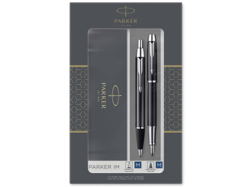 Fountain pen and ballpoint pen IM with gift box - Parker - Black CT