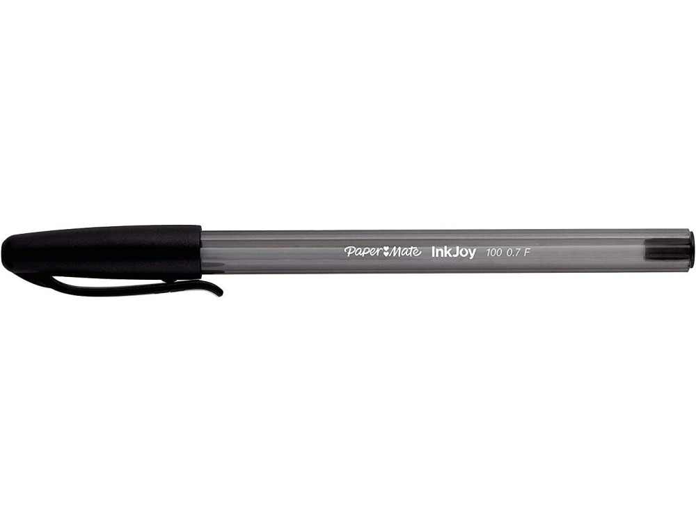 Set of InkJoy 100 ballpoint pens - Paper Mate - black, 0,7 mm, 5 pcs.