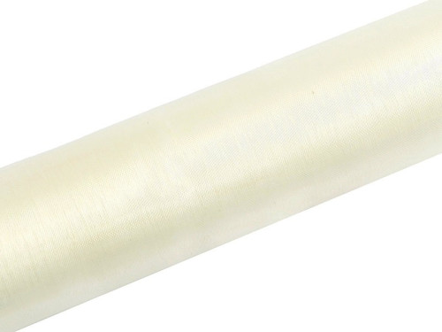Organza Plain, 0,16 x 9 m, Light Cream