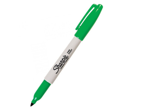 Permanent Fine Point marker - Sharpie - green, 1 mm