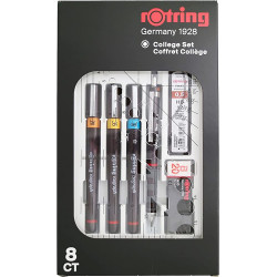 Set of Isograph drawing pens Combi College - Rotring - 8 pcs.