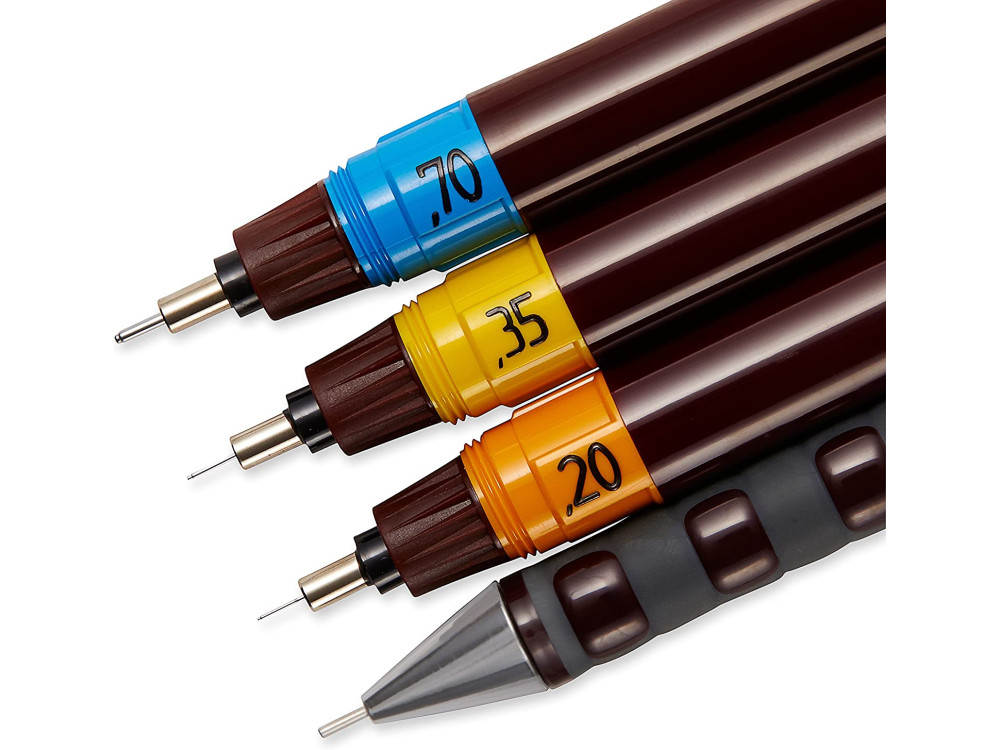 Zestaw pisaków kreślarskich Isograph Combi College - Rotring - 8 szt.