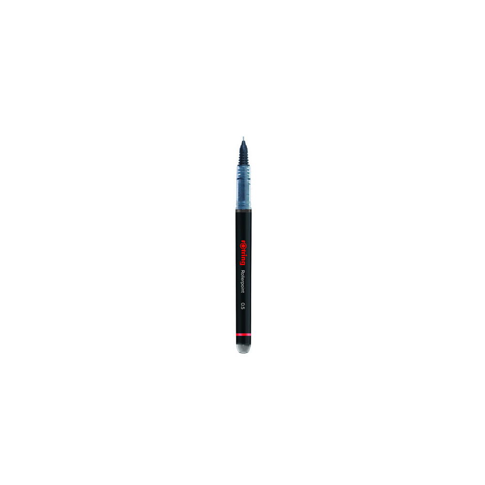 Rollerpoint pen - Rotring - black, 0,5 mm
