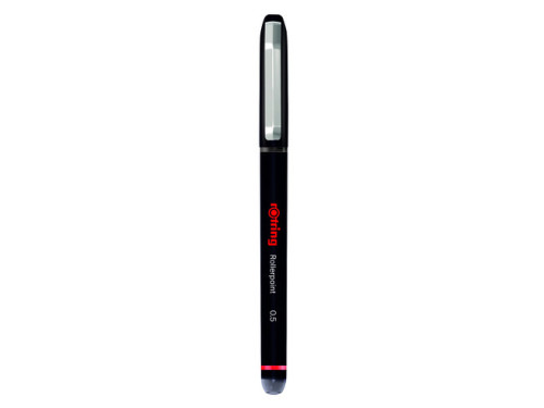 Rollerpoint pen - Rotring - black, 0,5 mm