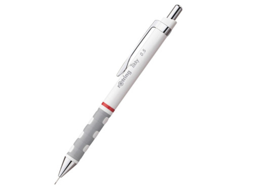 Ołówek automatyczny Tikky III - Rotring - White, 0,5 mm