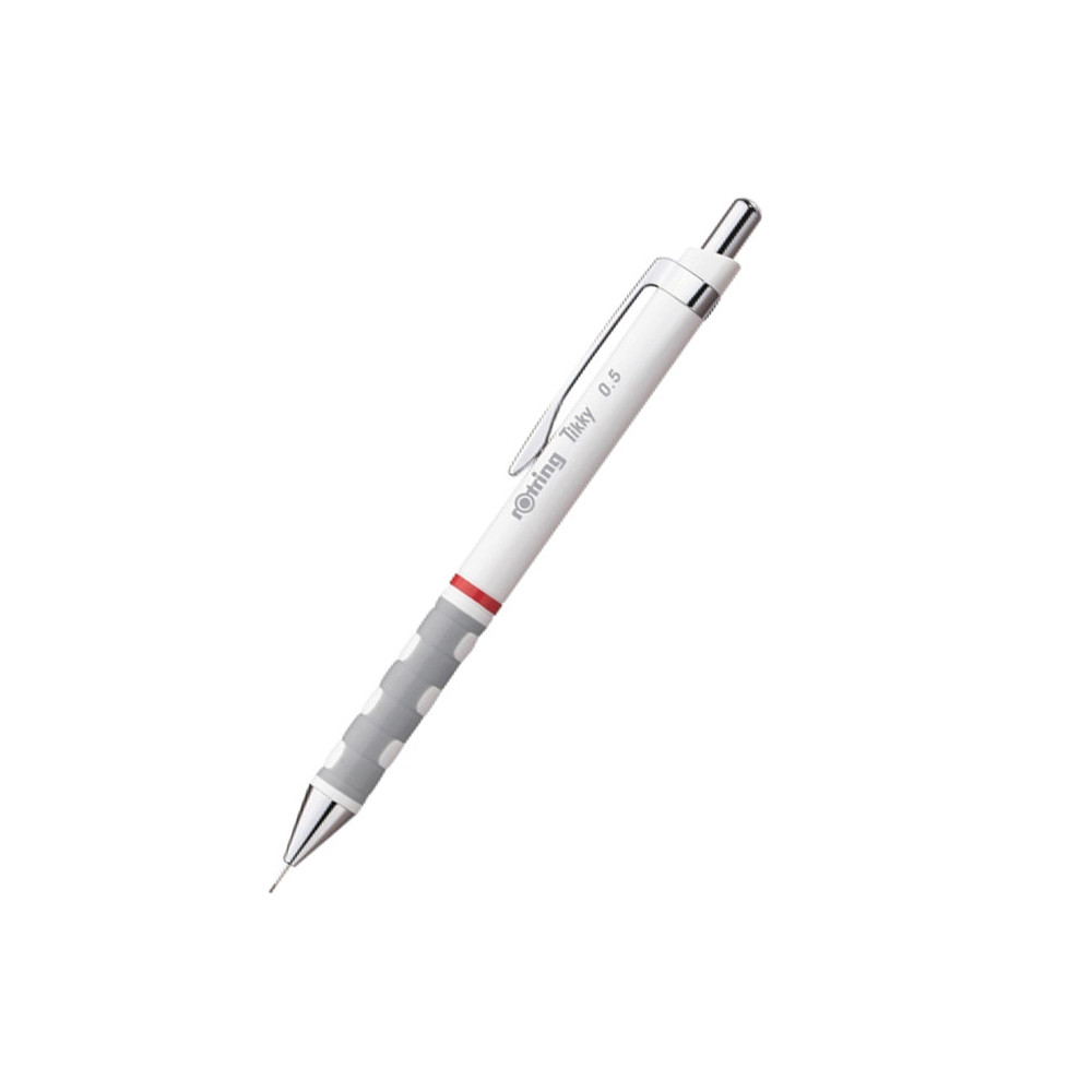 Ołówek automatyczny Tikky III - Rotring - White, 0,5 mm