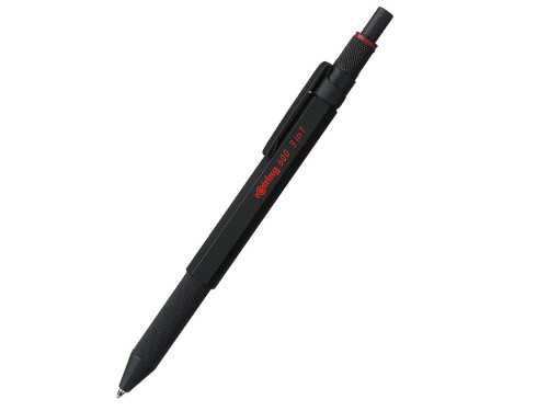 Multipen, ballpoint pen and mechanical pencil 3 in 1 - Rotring - Black