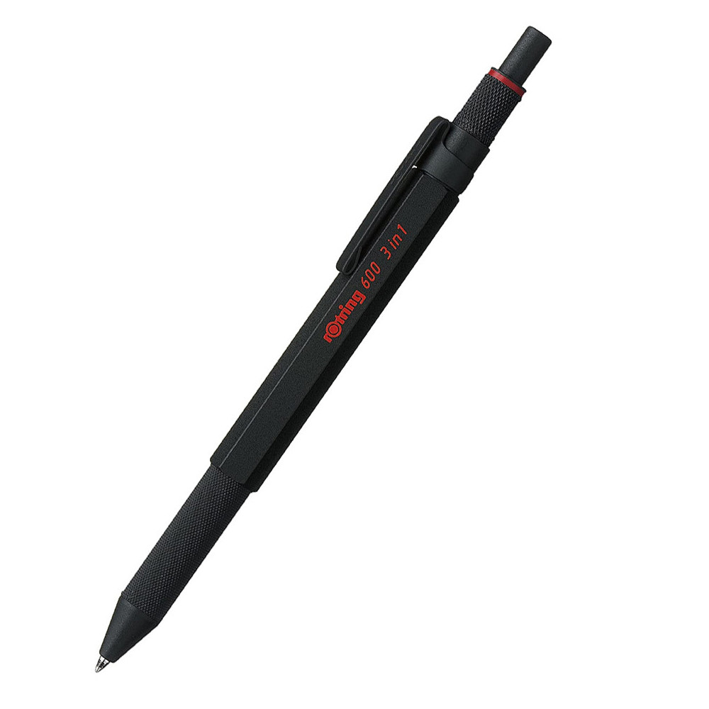 Multipen 600, ołówek i dwukolorowy długopis 3 w 1 - Rotring - Black