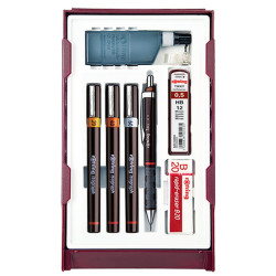 Set of Isograph drawing pens Combi College 2 - Rotring
