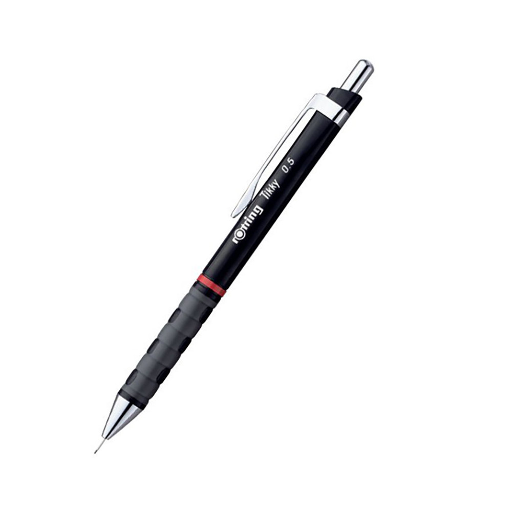 Rotring Tikky Mechanical Pencil - 0.7mm HB - Purple - Pack of 3