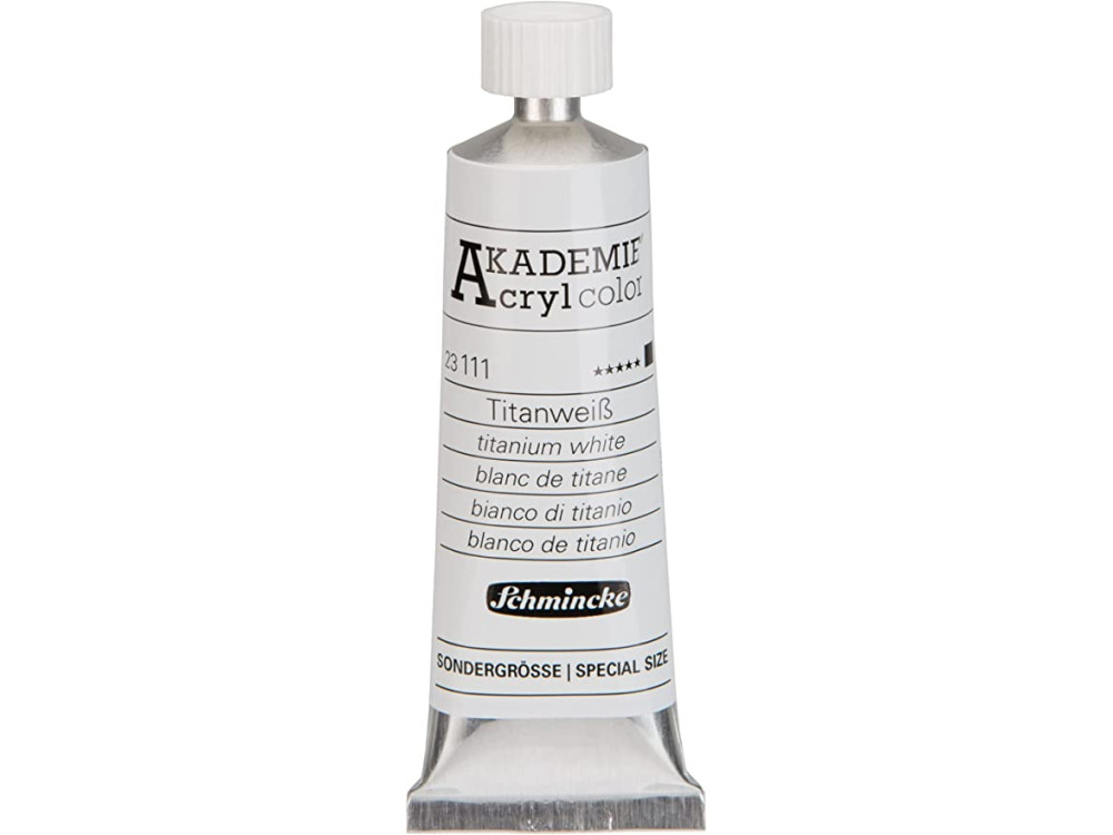 Farba akrylowa Akademie - Schmincke - 111, Titanium White, 35 ml