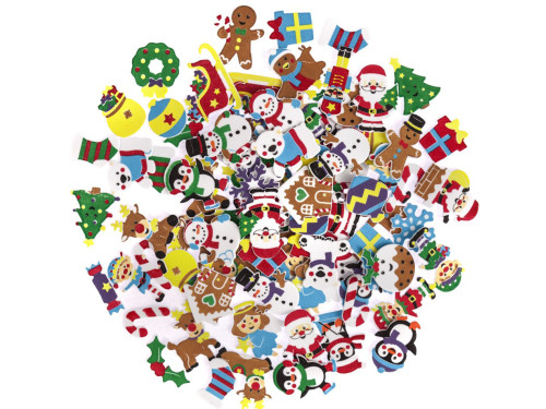 Foam stickers, Magical Christmas - DpCraft - 120 pcs.