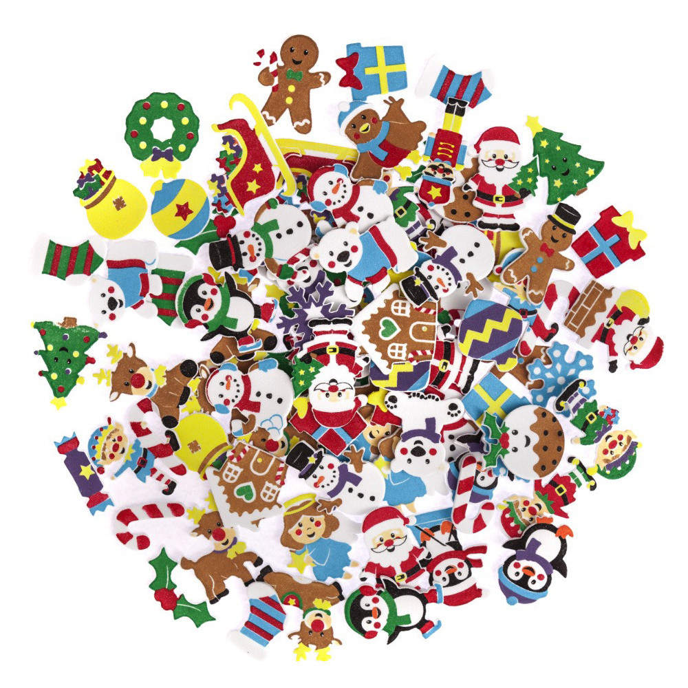 Foam stickers, Magical Christmas - DpCraft - 120 pcs.