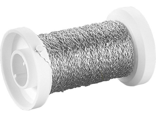 Craft floristic, crimped wire - Knorr Prandell - silver, 0,25 mm x 50 m