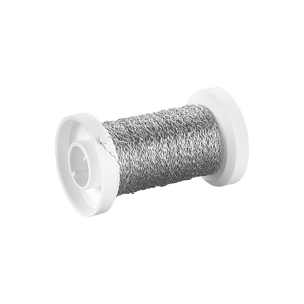Craft floristic, crimped wire - Knorr Prandell - silver, 0,25 mm x 50 m
