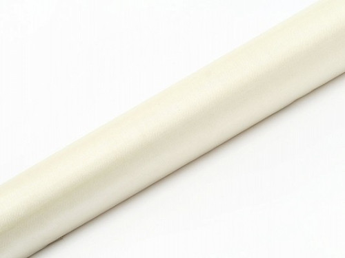 Organza Plain, 0,36 x 9 m, Light Cream