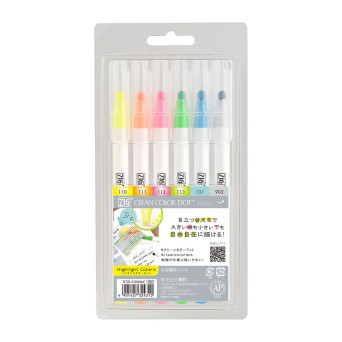 Kuretake ZIG Clean Color Dot Marker - Metallic