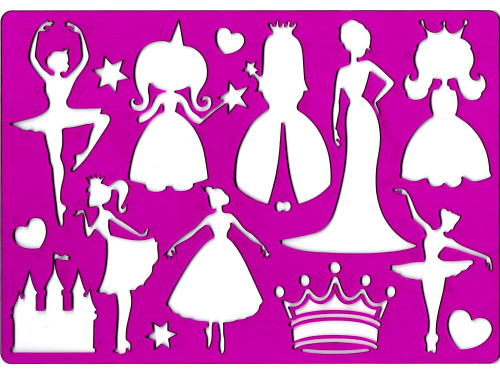 Drawing Template Stencil Koh-i-noor - Princess