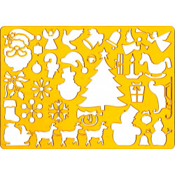 Drawing Template Stencil Koh-i-noor - Christmas