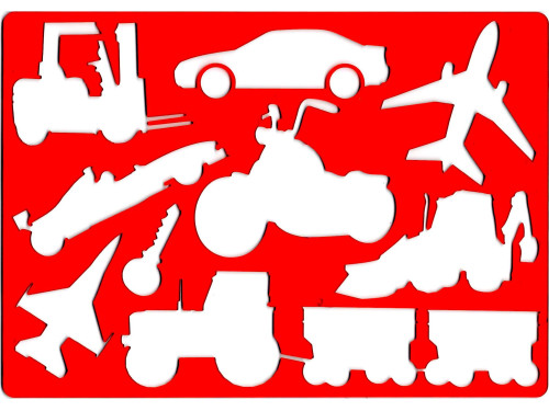 Drawing Template Stencil Koh-i-noor - Vehicles