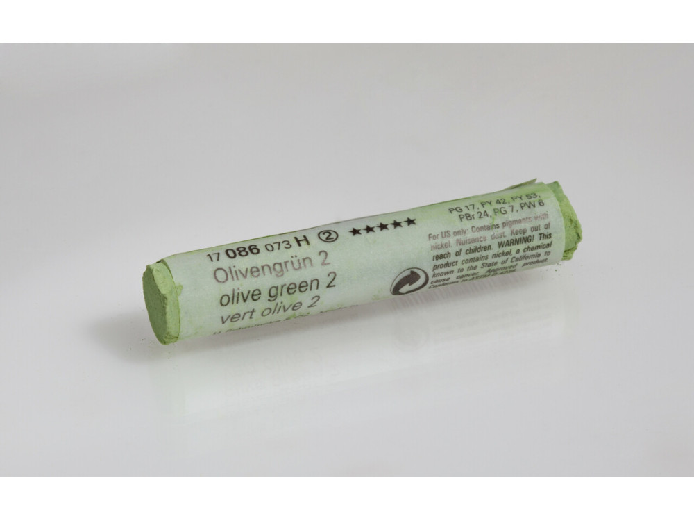 Finest Extra-Soft artists’ pastels - Schmincke - 086, H, Olive Green 2