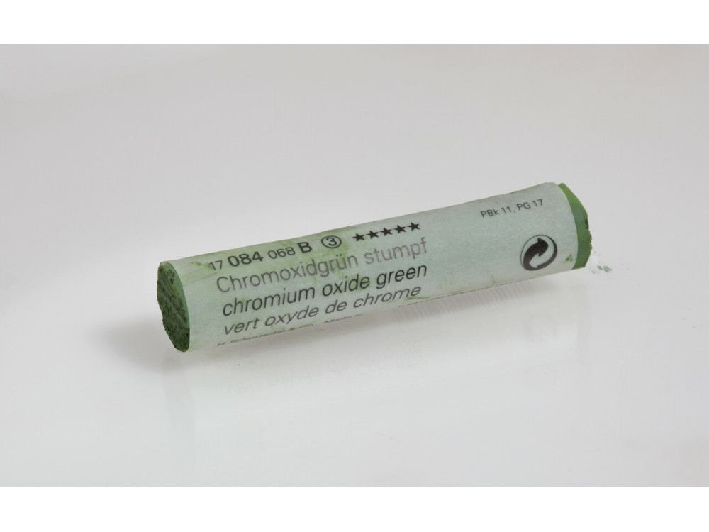 Finest Extra-Soft artists’ pastels - Schmincke - 084, B, Chromium Oxide Green