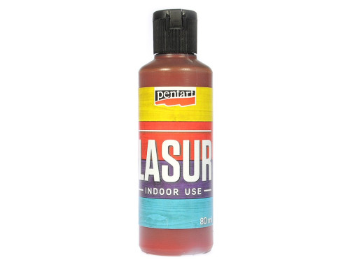 Wood Stain Lazur - Pentart - brown, 80 ml