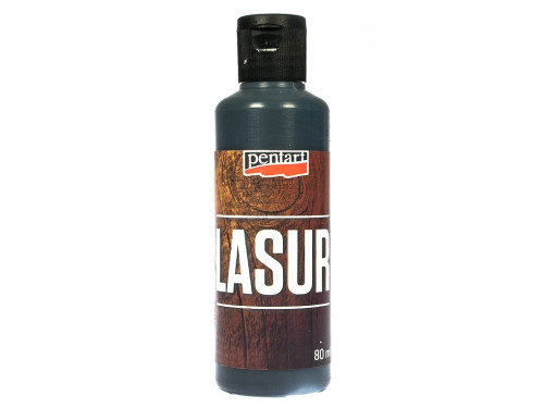Bejca do drewna Lasur - Pentart - heban, 80 ml