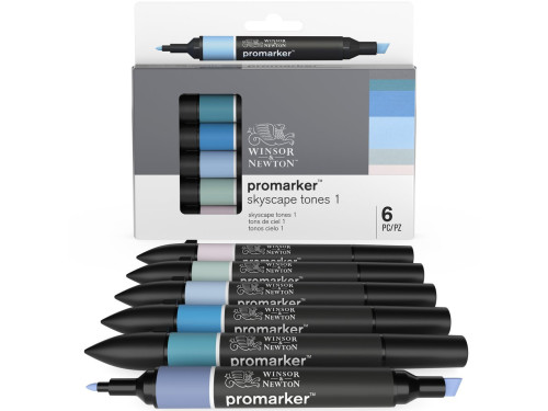 Promarker Skyscape Tones 1 Set - Winsor & Newton - 6 pcs.