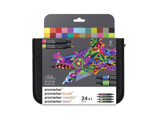 Promarker Mixed Marker set - Winsor & Newton - 24 pcs.