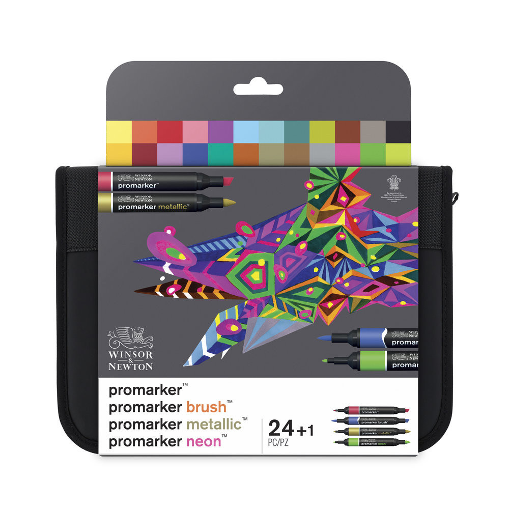 Promarker Mixed Marker set - Winsor & Newton - 24 pcs.