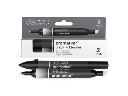 Promarker Black & Blender Set - Winsor & Newton - 2 pcs.
