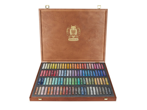 Set of Finest Extra-Soft artists’ pastels in wooden box - Schmincke - 100 pcs.