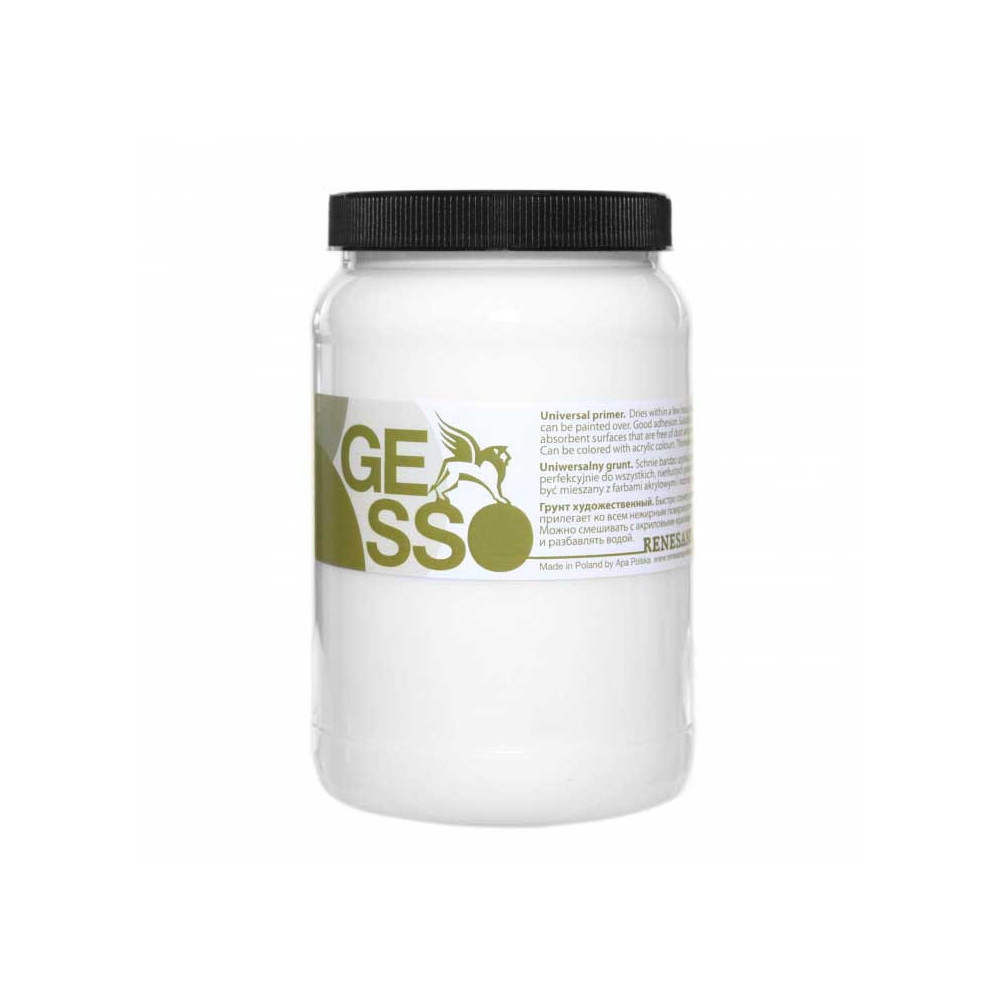 Podkład akrylowy Gesso - Renesans - 500 ml